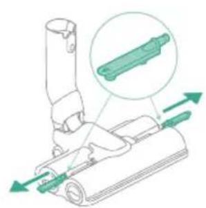 PHILIPS AquaTrio Cordless XW9385 - Verstoppingen van de bevochtigingsstrips van het AquaSpin- mondstuk verwijderen - 2