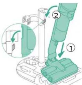 PHILIPS AquaTrio Cordless XW9385 - Montere støvsug og mopp-oppsettet - 3