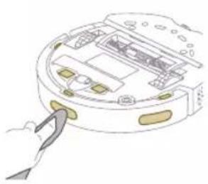 PHILIPS HomeRun 3000 Series Aqua XU3100 - Nettoyage des capteurs, des points de contact et de la fenêtre de signal IR - 1