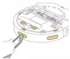 PHILIPS HomeRun 3000 Series Aqua XU3100 - Sensörler, temas noktaları ve Kızılötesi sinyal penceresini temizleme - 1