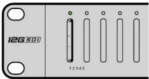 12G SDI 1 2 3 4 5