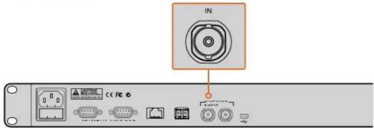 Blackmagic Design Duplicator 4K - Anschließen von Video- und Audioquellen - 1