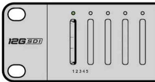 12G SDI 1 2 3 4 5