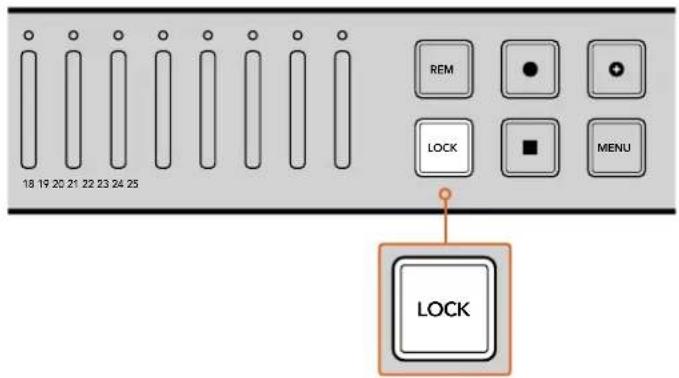 Blackmagic Design Duplicator 4K - Bir Blackmagic Duplicator 4K'yı kilitlemek için: - 1