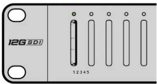 12G SDI 1 2 3 4 5