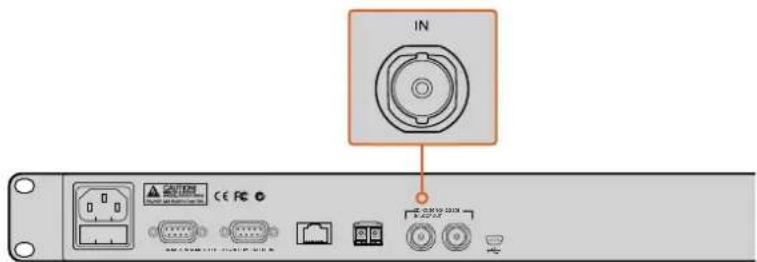 Blackmagic Design Duplicator 4K - 비디오 및 오디오 연결하기 - 1