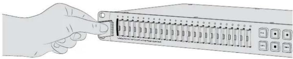 Blackmagic Design Duplicator 4K - To insert an SD card: - 1