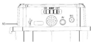 Renkforce RF-HC-100 - a) Insérer/Retirer la carte mémoire - 1