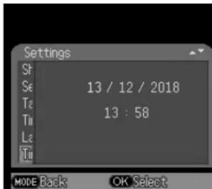 Renkforce RF-HC-300 - Paramètres et fonctions dans le menu affiché à l'écran - 2