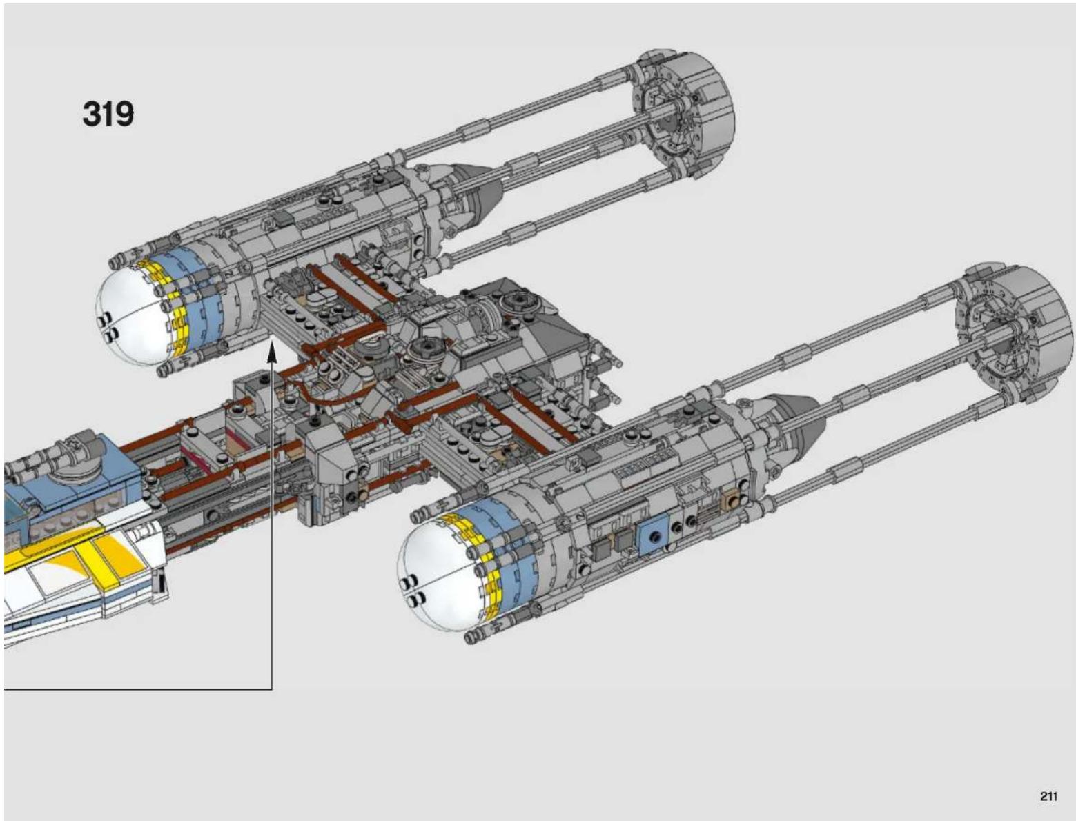 LEGO Star Wars 75181 - Q: Characters from the Star Wars universe are very detailed. How do you pick and choose which details to bring to life, and which are ultimately not as important in the final design? - 114
