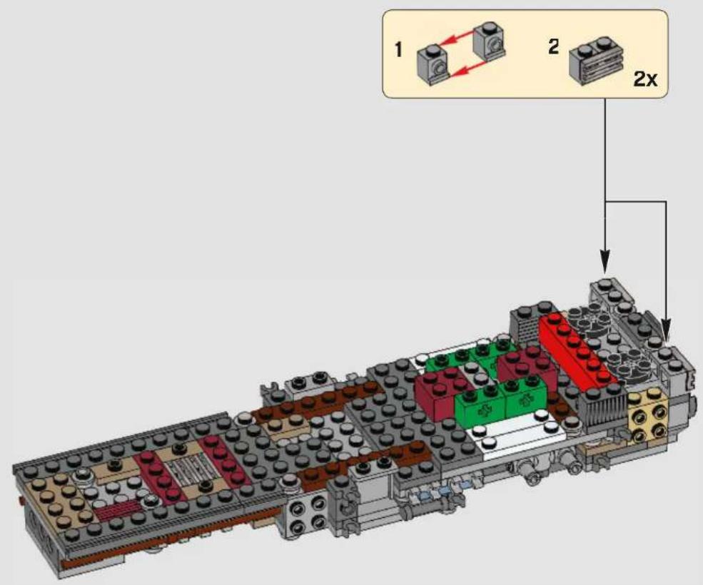 LEGO Star Wars 75181 - Q: Characters from the Star Wars universe are very detailed. How do you pick and choose which details to bring to life, and which are ultimately not as important in the final design? - 117