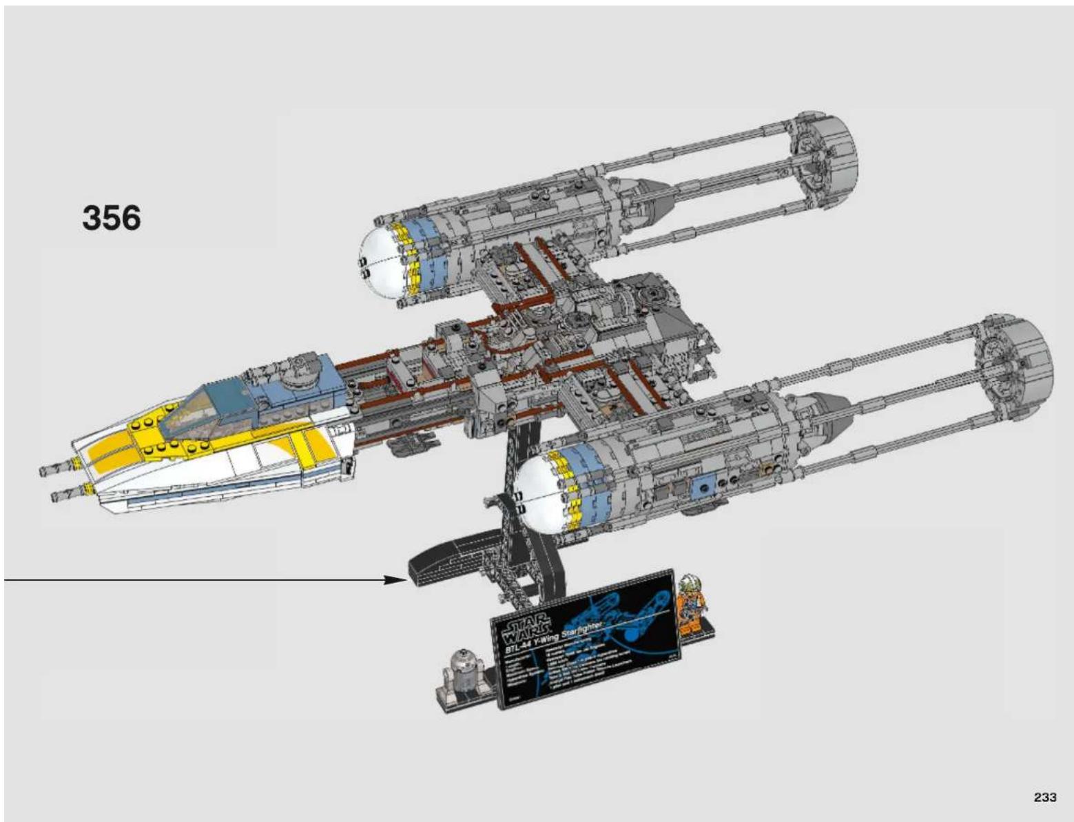 LEGO Star Wars 75181 - Q: Characters from the Star Wars universe are very detailed. How do you pick and choose which details to bring to life, and which are ultimately not as important in the final design? - 189