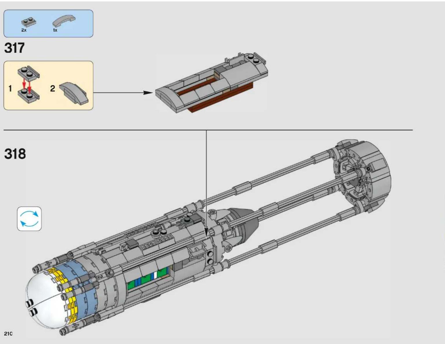 LEGO Star Wars 75181 - Q: Characters from the Star Wars universe are very detailed. How do you pick and choose which details to bring to life, and which are ultimately not as important in the final design? - 113