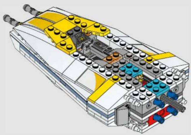 LEGO Star Wars 75181 - Q: Characters from the Star Wars universe are very detailed. How do you pick and choose which details to bring to life, and which are ultimately not as important in the final design? - 437