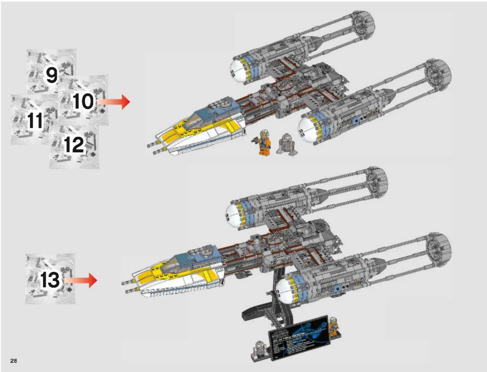 LEGO Star Wars 75181 - Q: Characters from the Star Wars universe are very detailed. How do you pick and choose which details to bring to life, and which are ultimately not as important in the final design? - 13