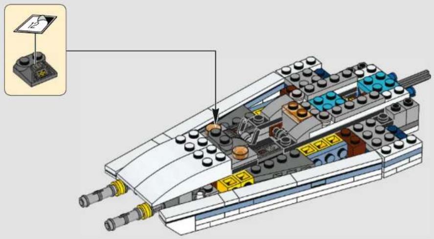 LEGO Star Wars 75181 - Q: Characters from the Star Wars universe are very detailed. How do you pick and choose which details to bring to life, and which are ultimately not as important in the final design? - 397