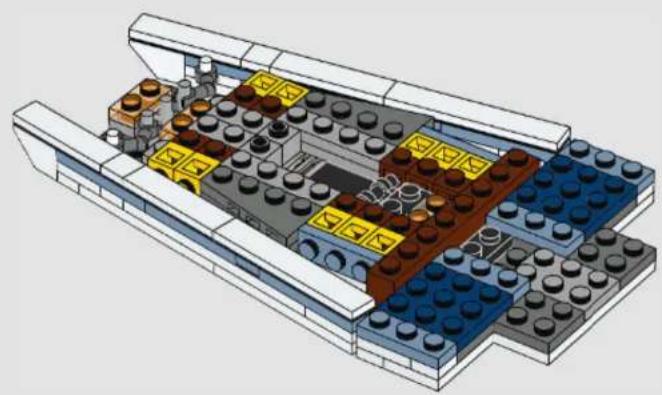 LEGO Star Wars 75181 - Q: Characters from the Star Wars universe are very detailed. How do you pick and choose which details to bring to life, and which are ultimately not as important in the final design? - 376