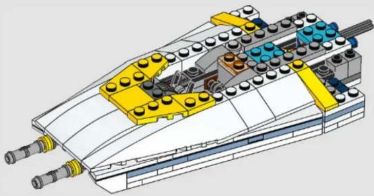 LEGO Star Wars 75181 - Q: Characters from the Star Wars universe are very detailed. How do you pick and choose which details to bring to life, and which are ultimately not as important in the final design? - 401