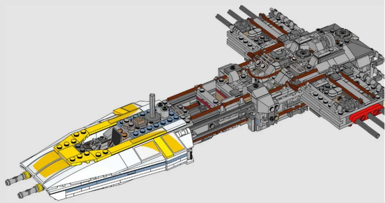 LEGO Star Wars 75181 - Q: Characters from the Star Wars universe are very detailed. How do you pick and choose which details to bring to life, and which are ultimately not as important in the final design? - 461