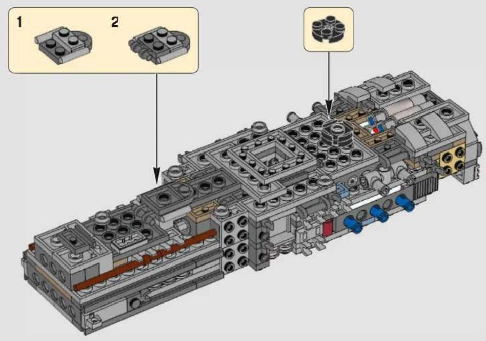 LEGO Star Wars 75181 - Q: Characters from the Star Wars universe are very detailed. How do you pick and choose which details to bring to life, and which are ultimately not as important in the final design? - 149