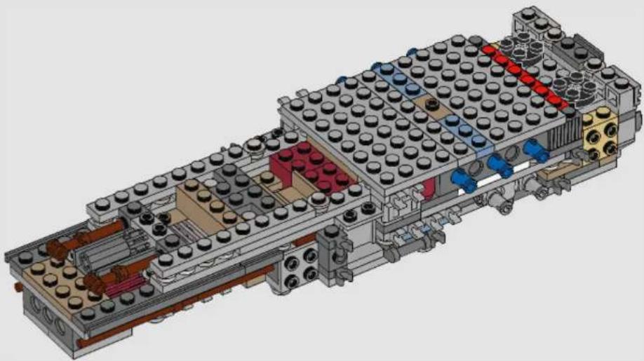 LEGO Star Wars 75181 - Q: Characters from the Star Wars universe are very detailed. How do you pick and choose which details to bring to life, and which are ultimately not as important in the final design? - 136