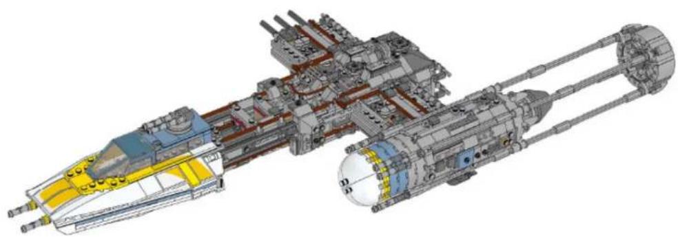 LEGO Star Wars 75181 - Q: Characters from the Star Wars universe are very detailed. How do you pick and choose which details to bring to life, and which are ultimately not as important in the final design? - 566