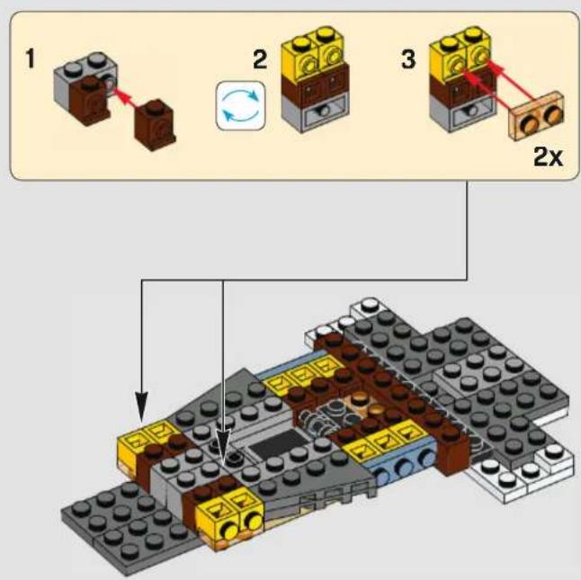 LEGO Star Wars 75181 - Q: Characters from the Star Wars universe are very detailed. How do you pick and choose which details to bring to life, and which are ultimately not as important in the final design? - 345