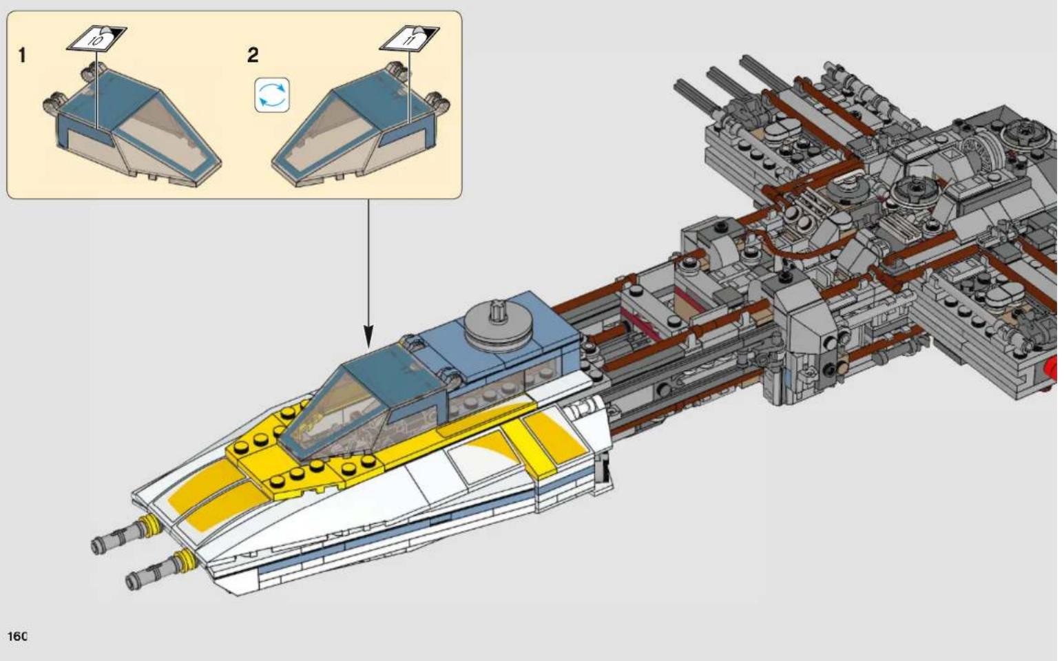 LEGO Star Wars 75181 - Q: Characters from the Star Wars universe are very detailed. How do you pick and choose which details to bring to life, and which are ultimately not as important in the final design? - 472