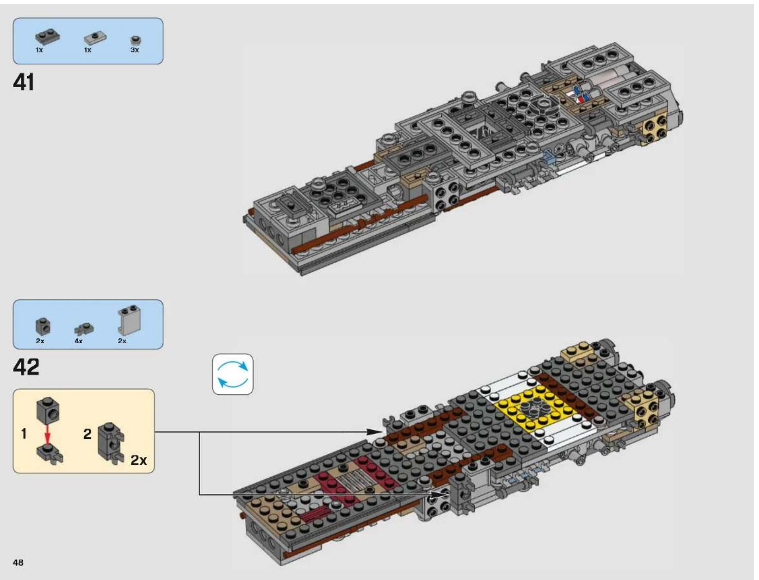 LEGO Star Wars 75181 - Q: Characters from the Star Wars universe are very detailed. How do you pick and choose which details to bring to life, and which are ultimately not as important in the final design? - 106