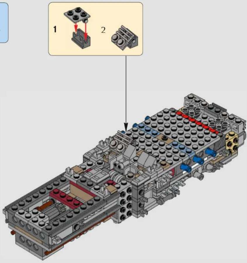 LEGO Star Wars 75181 - Q: Characters from the Star Wars universe are very detailed. How do you pick and choose which details to bring to life, and which are ultimately not as important in the final design? - 157