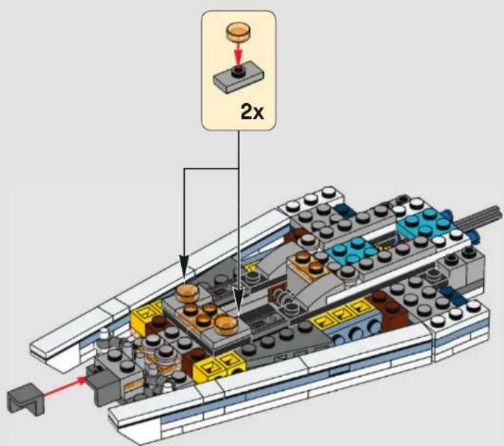 LEGO Star Wars 75181 - Q: Characters from the Star Wars universe are very detailed. How do you pick and choose which details to bring to life, and which are ultimately not as important in the final design? - 387