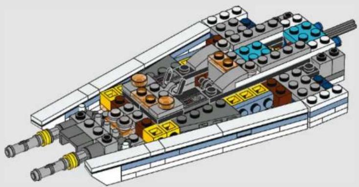 LEGO Star Wars 75181 - Q: Characters from the Star Wars universe are very detailed. How do you pick and choose which details to bring to life, and which are ultimately not as important in the final design? - 395
