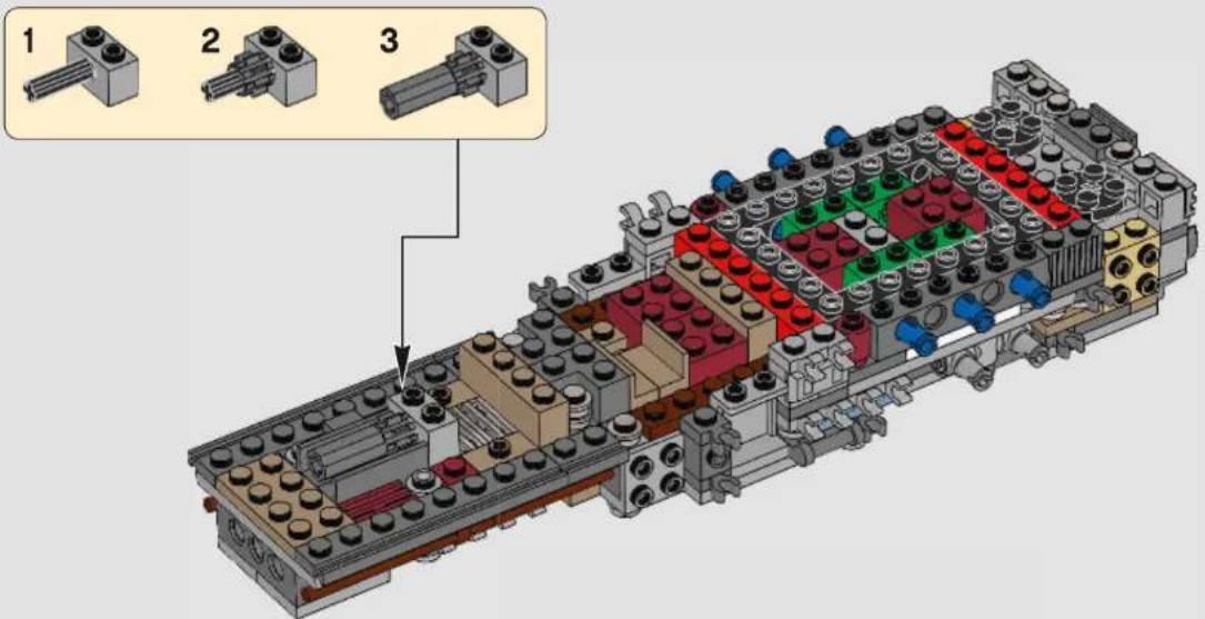 LEGO Star Wars 75181 - Q: Characters from the Star Wars universe are very detailed. How do you pick and choose which details to bring to life, and which are ultimately not as important in the final design? - 130