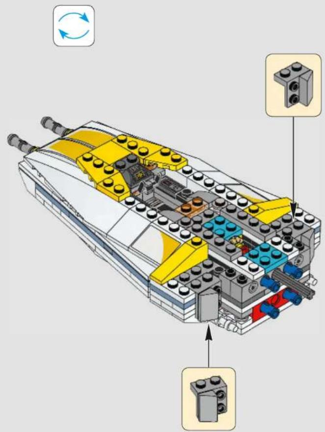 LEGO Star Wars 75181 - Q: Characters from the Star Wars universe are very detailed. How do you pick and choose which details to bring to life, and which are ultimately not as important in the final design? - 435