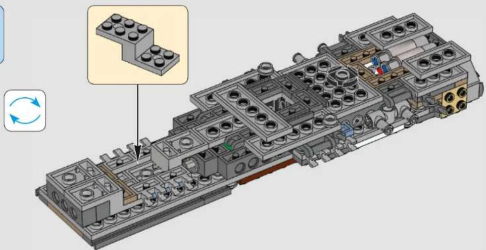 LEGO Star Wars 75181 - Q: Characters from the Star Wars universe are very detailed. How do you pick and choose which details to bring to life, and which are ultimately not as important in the final design? - 101
