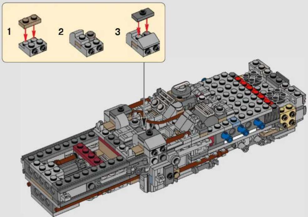 LEGO Star Wars 75181 - Q: Characters from the Star Wars universe are very detailed. How do you pick and choose which details to bring to life, and which are ultimately not as important in the final design? - 188