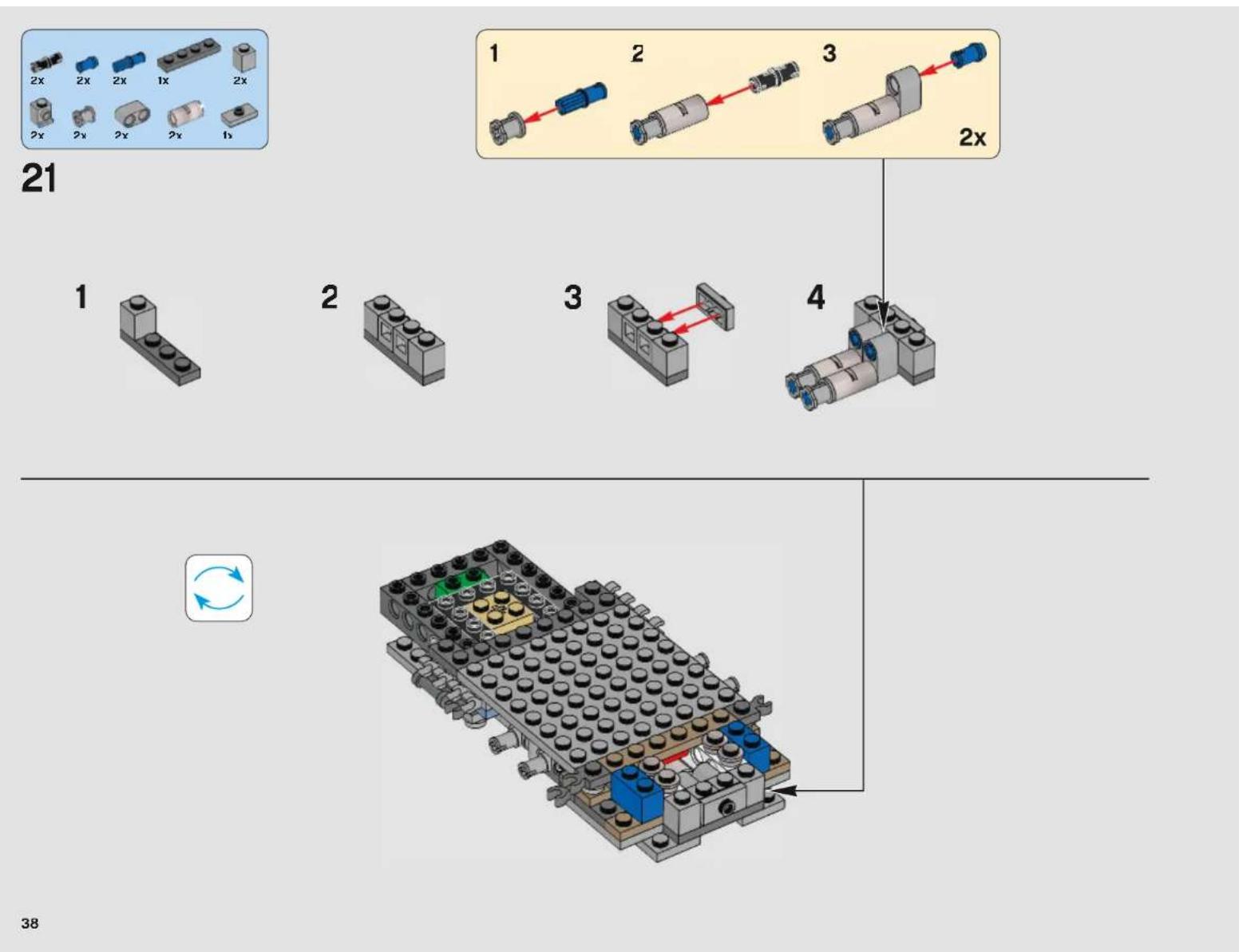 LEGO Star Wars 75181 - Q: Characters from the Star Wars universe are very detailed. How do you pick and choose which details to bring to life, and which are ultimately not as important in the final design? - 63