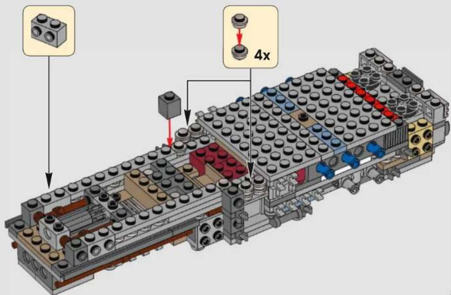 LEGO Star Wars 75181 - Q: Characters from the Star Wars universe are very detailed. How do you pick and choose which details to bring to life, and which are ultimately not as important in the final design? - 138