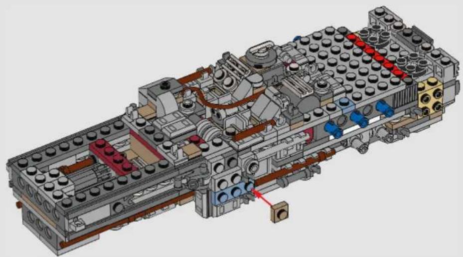 LEGO Star Wars 75181 - Q: Characters from the Star Wars universe are very detailed. How do you pick and choose which details to bring to life, and which are ultimately not as important in the final design? - 184
