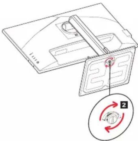 ACER BR277E3 - Fixer / Retirer l'embase - 2