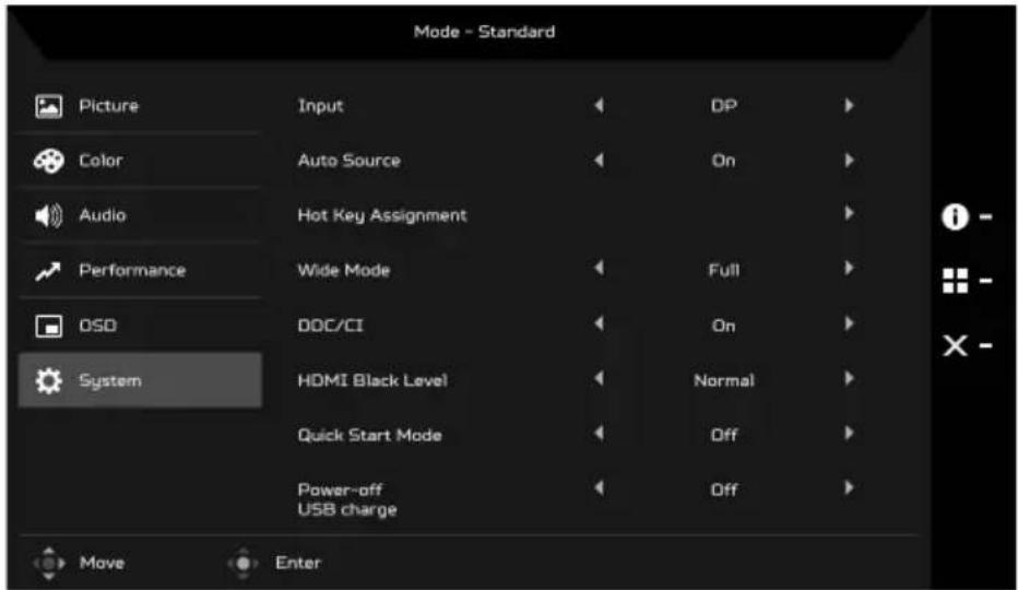 ACER BR277E3 - Ajuster le Système - 1