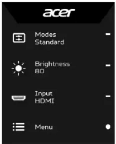 ACER BR277E3 - Page principale - 1