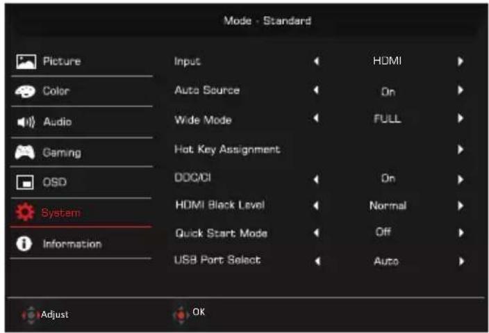 ACER X34V - Système - 1
