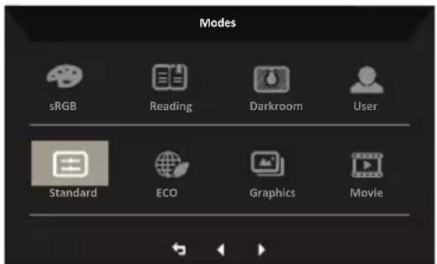 ACER SA272H - Πλήκτρο συντόμευσης1 (Προεπιλογή: Standard mode (Τυπική λειτουργία)) - 1
