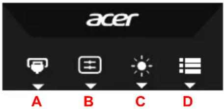 ACER XZ342CUS3 - Page principale - 1