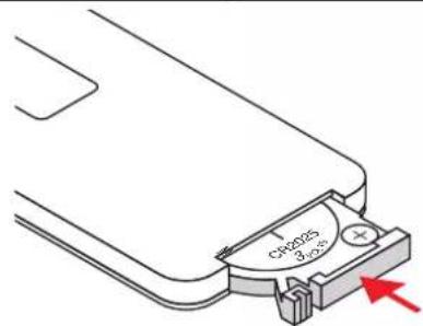 ACER XL2330W - Installation et remplacement de la pile - 3