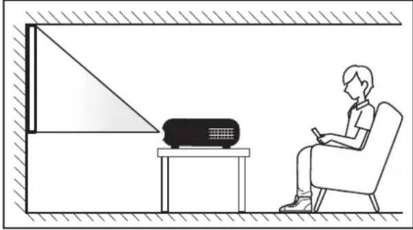 ACER XL2530 - Installation du projecteur - 1