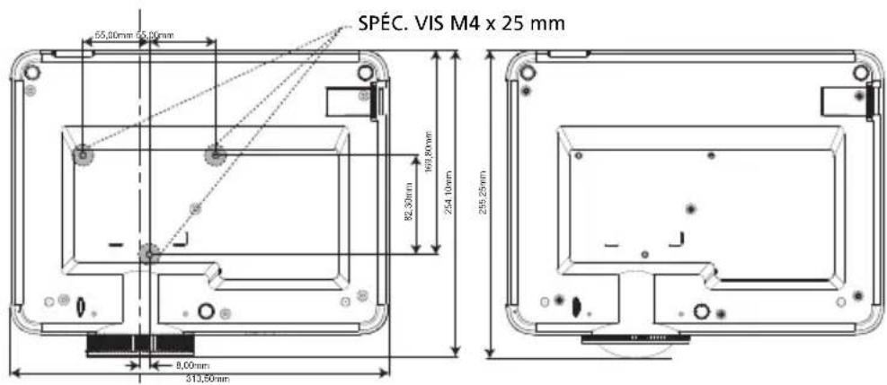 ACER DX227 - Installation au plafond - 7