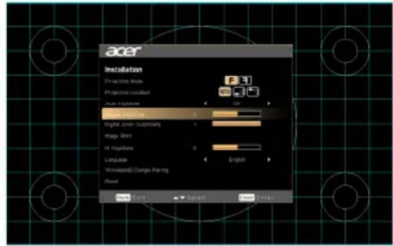 ACER DX227 - Menu d'installation - 1