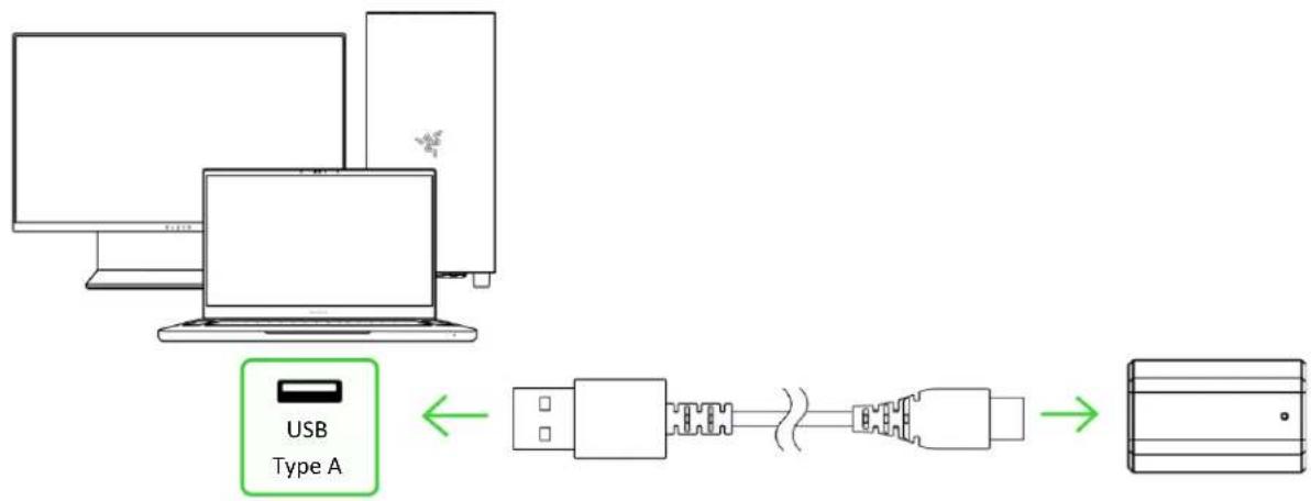RAZER BlackShark V2 HyperSpeed - Via le mode filaire - 3